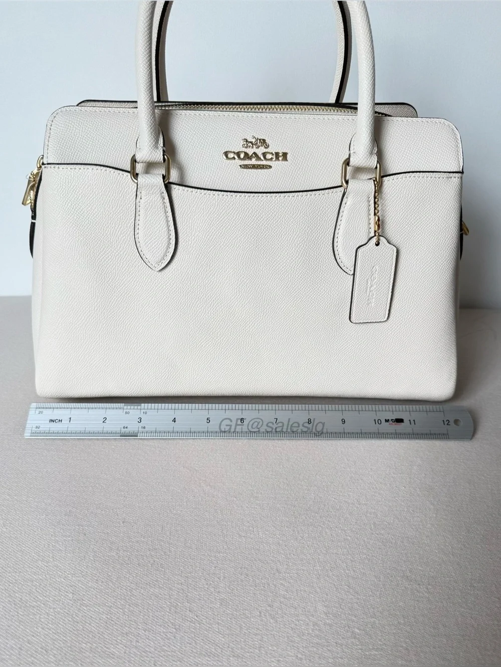 NWT Coach Darcie Carryall Handbag Crossbody Chalk White CH290 Multi Compartment